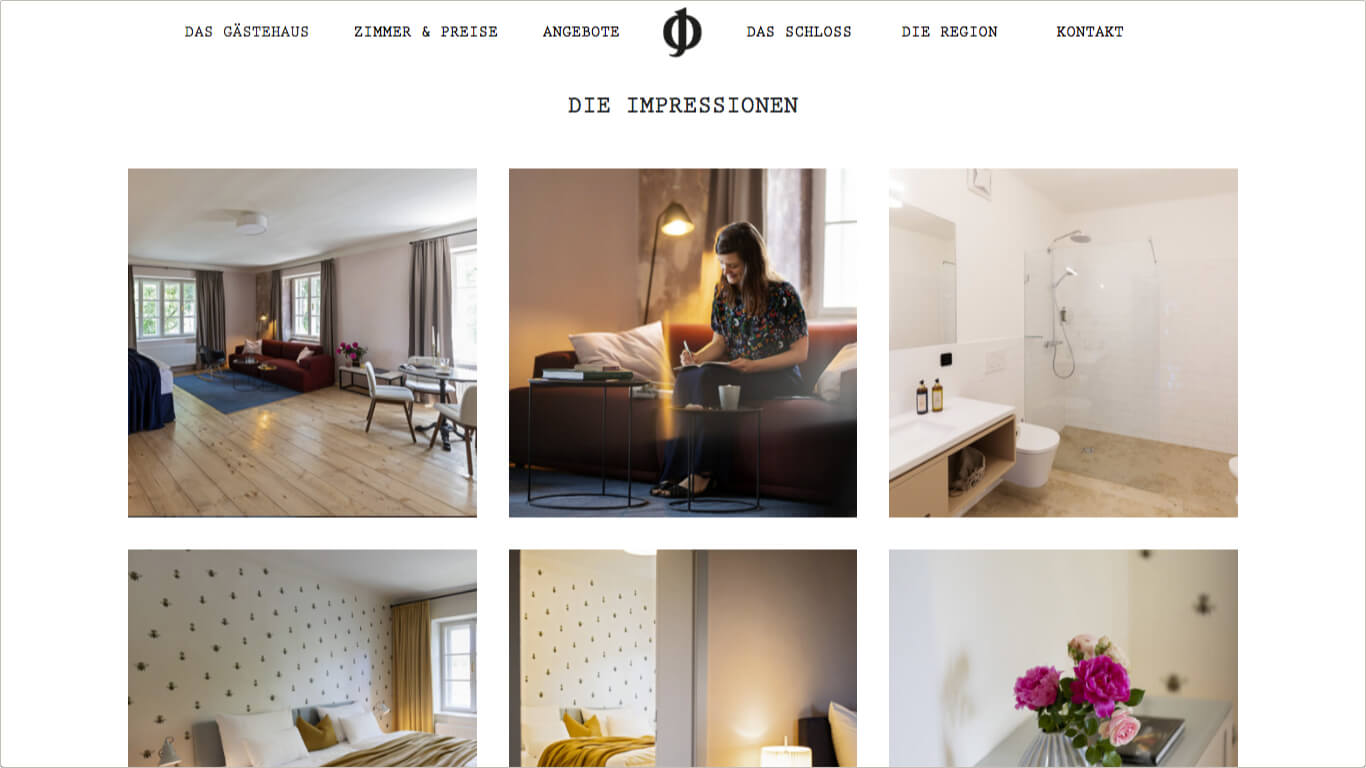 Screenshot Website Oberjäger Impressionen Website Oberjaeger Impressionen
