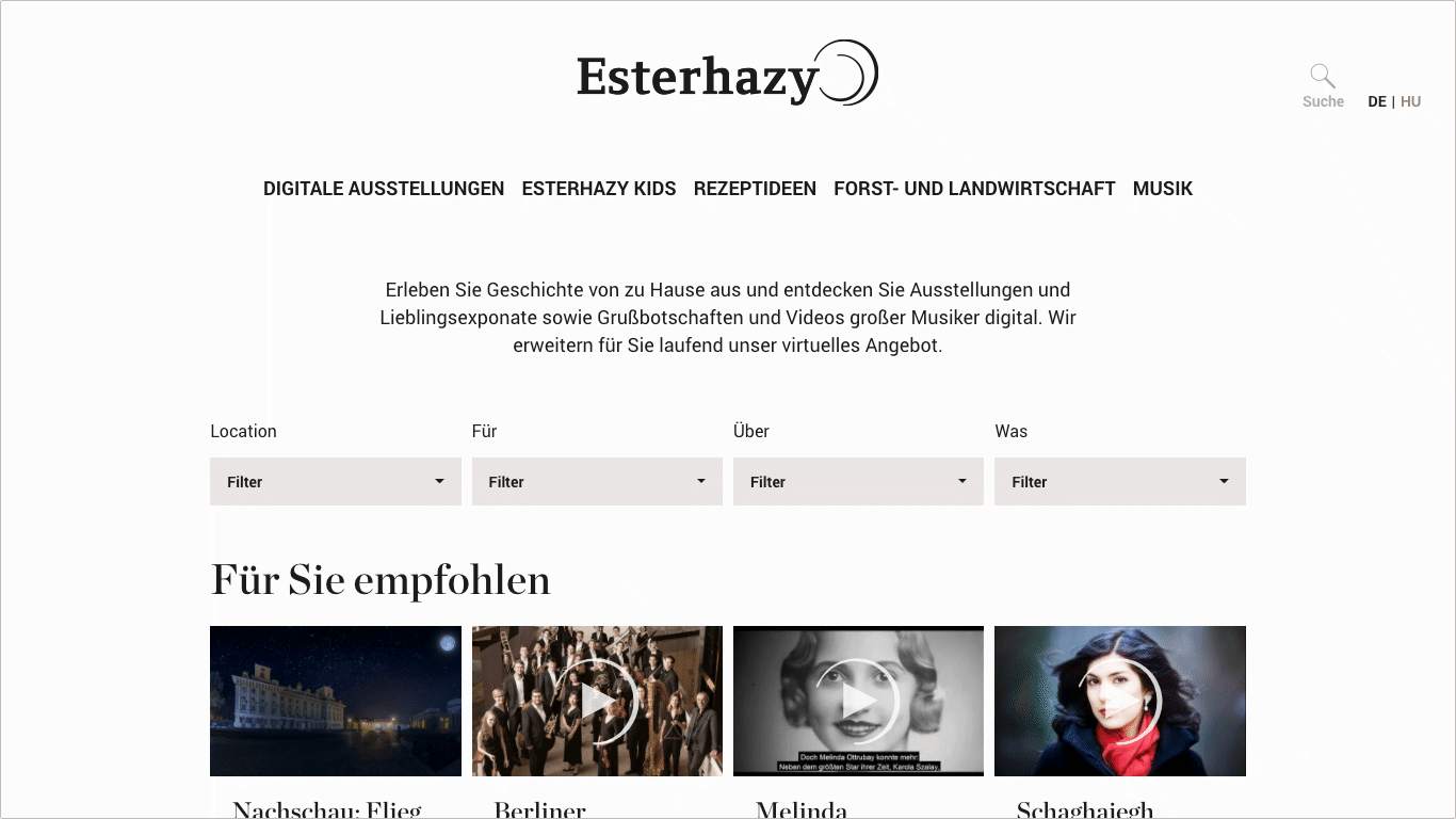 Website esterhazy@home Videoportal Website esterhazy@home Videoportal