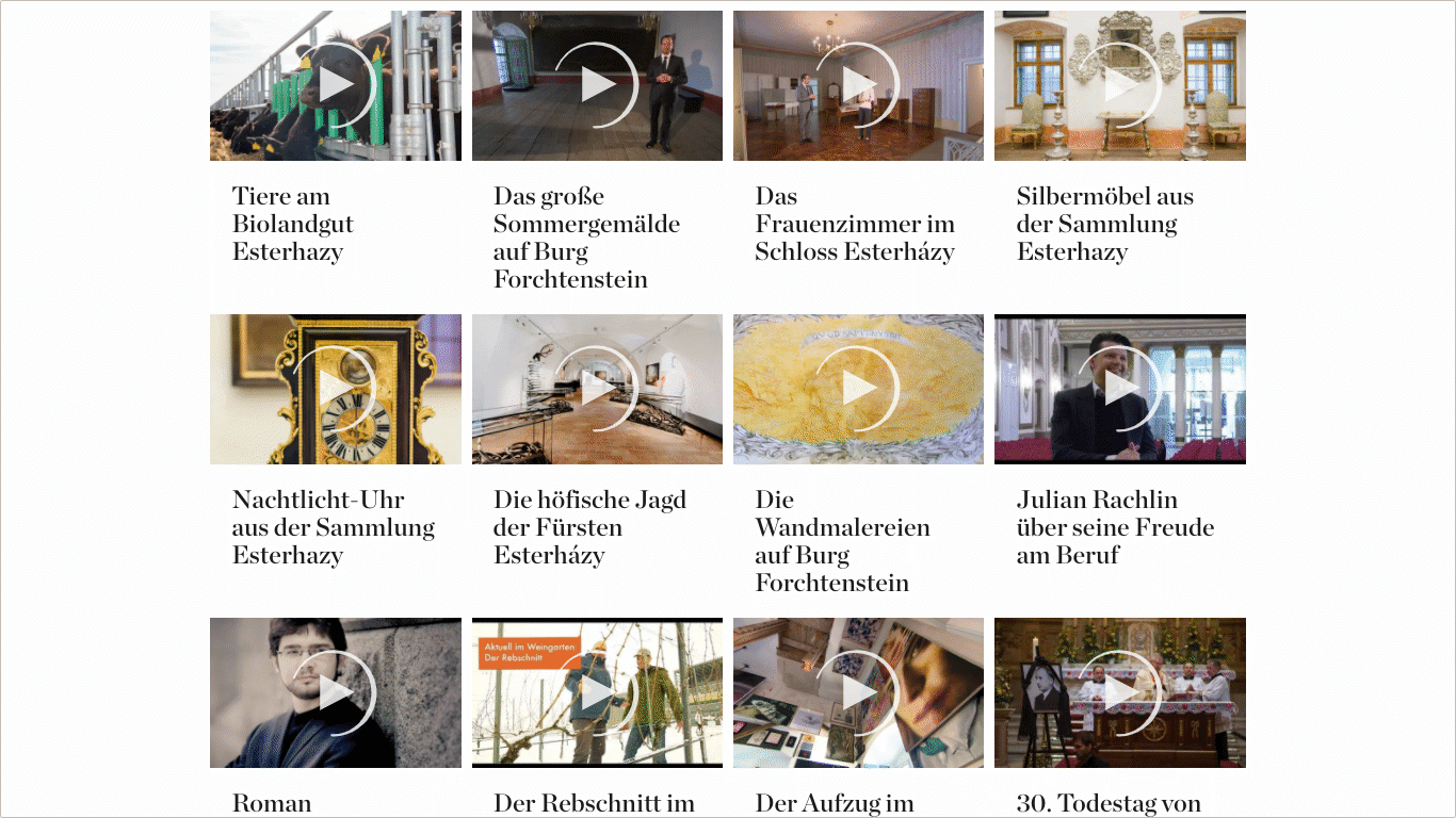 Umfassendes Video- und Medienangebot von Esterhazy Umfassendes Video- und Medienangebot von Esterhazy