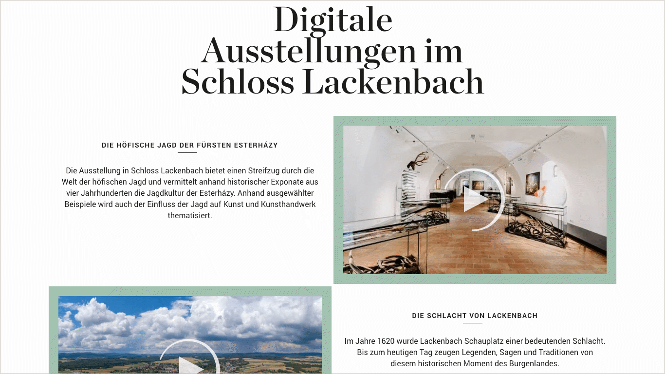 Landingpage für Videothemen Landingpage für Videothemen